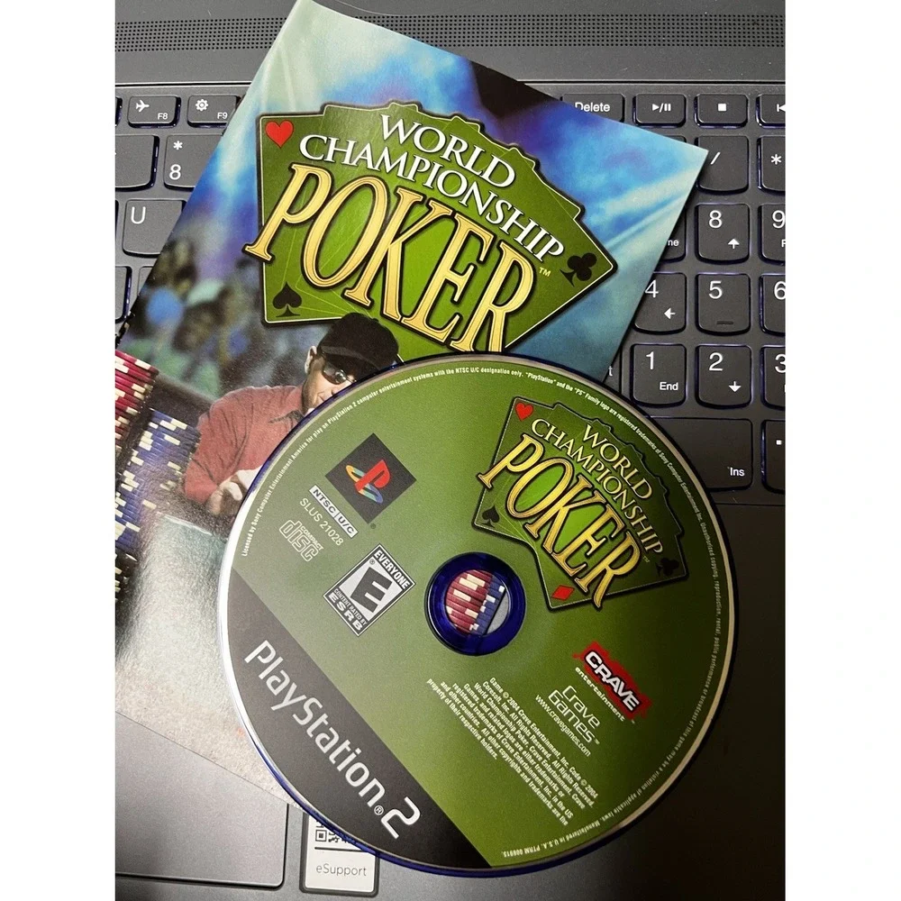 World Championship Poker Sony PlayStation 2 PS2 Crave‎ Complete CIB C-39926-4